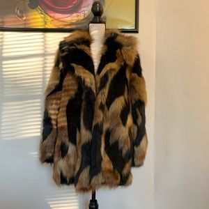 7 For All Man Kind Faux Fur Coat